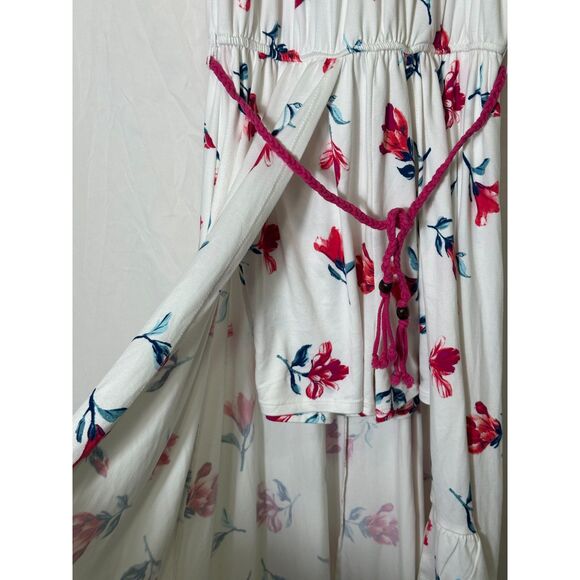 Paper Doll Girls Hi/Low Floral Romper Off The Shoulder Size 16 - Picture 3 of 5